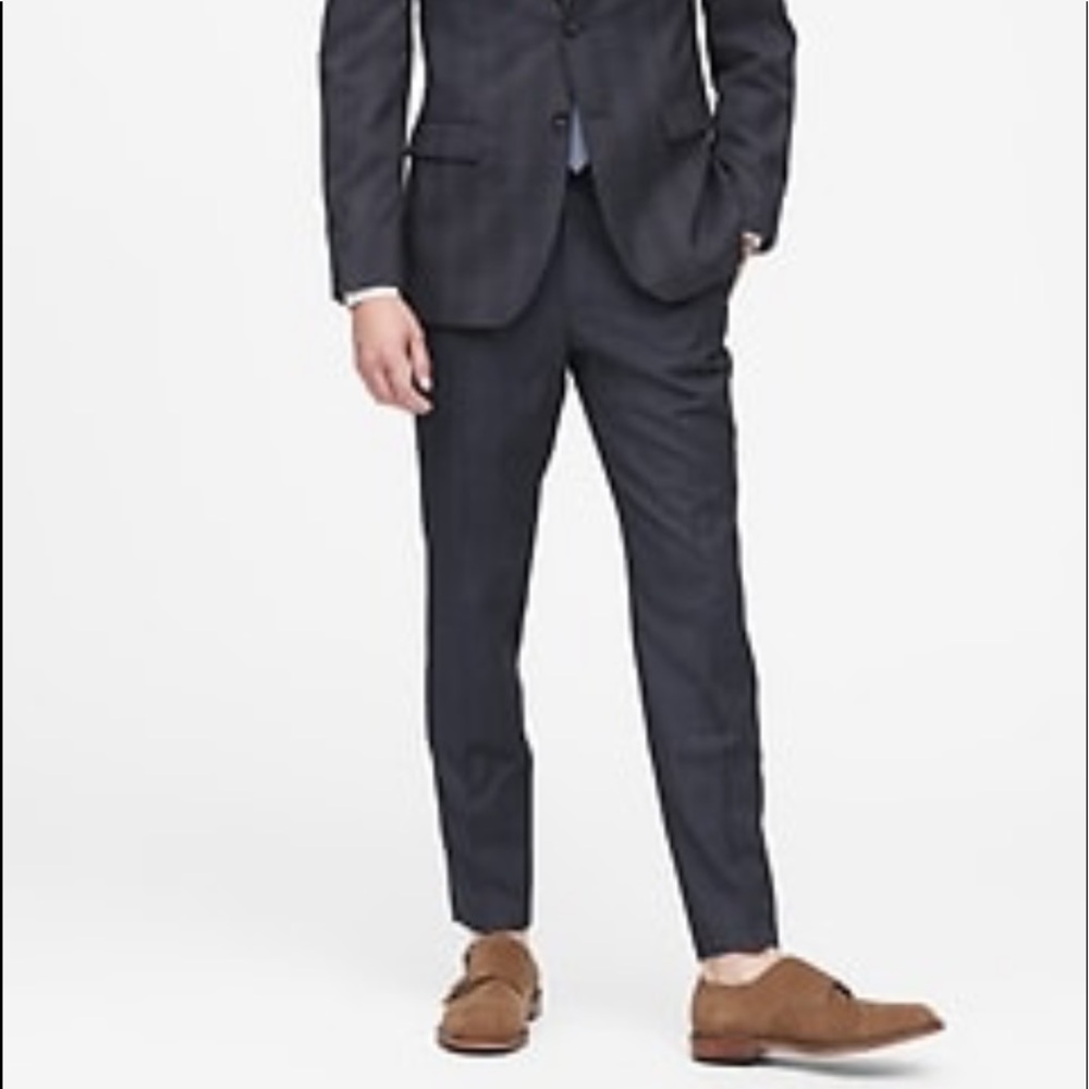 Men’s GORGEOUS Banana Republic Windowpane Slacks